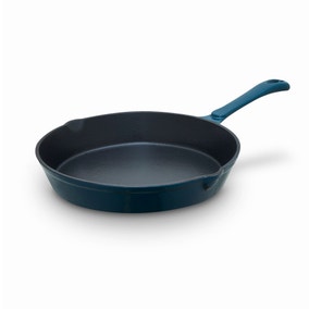 Barbary and Oak Cast Iron Round Fry Pan 26cm