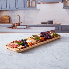 Farberware Build a Board Bamboo Grazing Platter with Lid