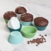 Pack of 12 Silicone Muffin Cases