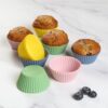 Pack of 12 Silicone Muffin Cases