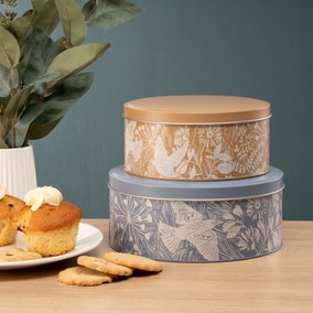 Set of 2 Birds Cake Tins Set of 2 Birds Cake Tins
