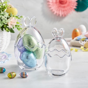 Set of 2 Easter Bunny Jars Set of 2 Easter Bunny Jars