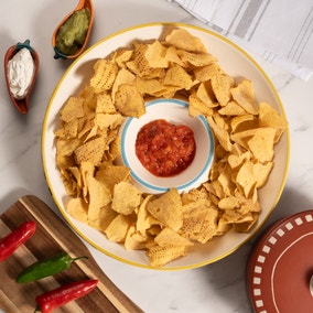 Stoneware Chip and Dip Platter Stoneware Chip and Dip Platter