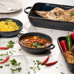 Stoneware Reactive Glaze Balti Dish Stoneware Reactive Glaze Balti Dish