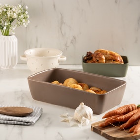 The Edited Life Stoneware Roaster The Edited Life Stoneware Roaster