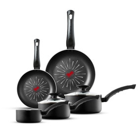 Tower Smart Start Classic Non-Stick Aluminium 5 Piece Pan Set Tower Smart Start Classic Non-Stick Aluminium 5 Piece Pan Set