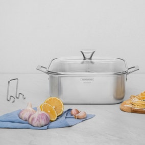 Tramotina TriPly Stainless Steel Square Roaster 26cm Tramotina TriPly Stainless Steel Square Roaster 26cm