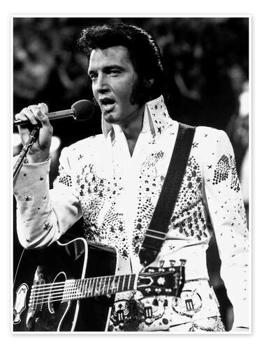 Elvis Presley With on Stage