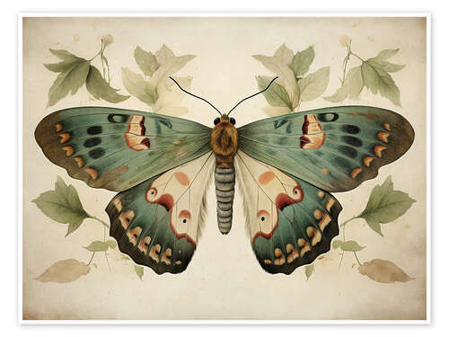 Sage green Butterfly