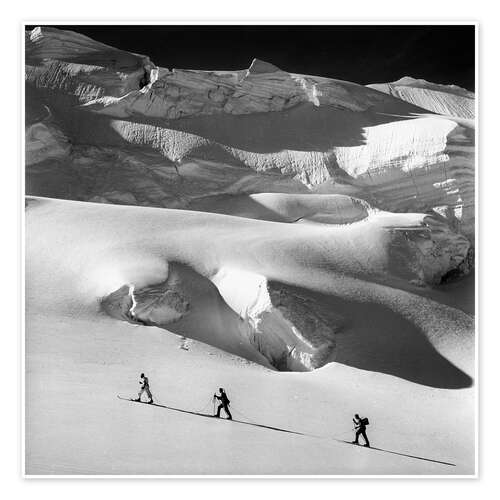 Snow Hike Through the Alps