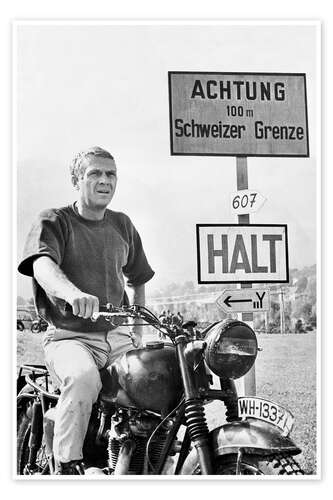 Steve McQueen in The Great Escape